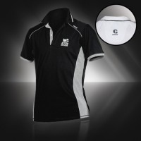 Art.66 Black: Men’s T-shirt with collar