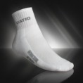 Art.12b white: SOCKS - medium height half terry with active silver